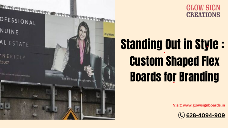 Standing Out in Style: Custom Shaped Flex Boards for Branding